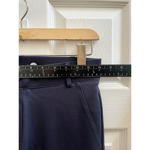 Betabrand Navy Classic Dress Yoga Straight Leg Pants Small Long 34 Inch Inseam - Picture 7 of 10